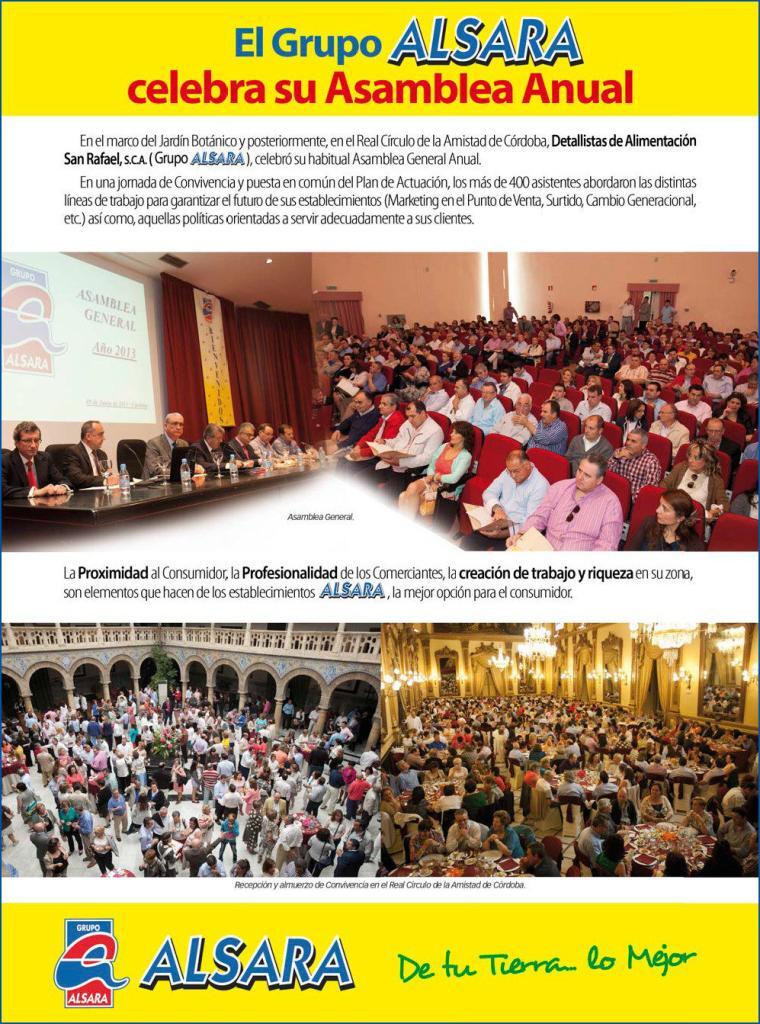 Asamblea General 2013 Grupo Alsara 1 Asamblea General 2013 Grupo Alsara 1