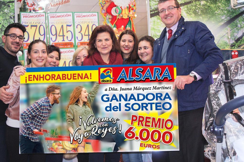 ALSARA entrega el premio de 6.000 euros de su campaña de Navidad 2 ALSARA entrega el premio de 6.000 euros de su campaña de Navidad 2