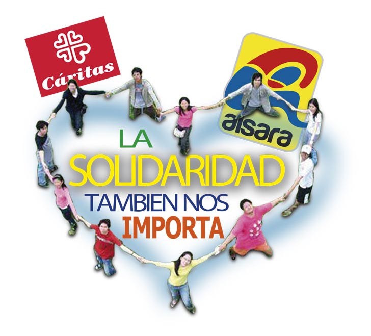personas unidas corazón caritas y alsara