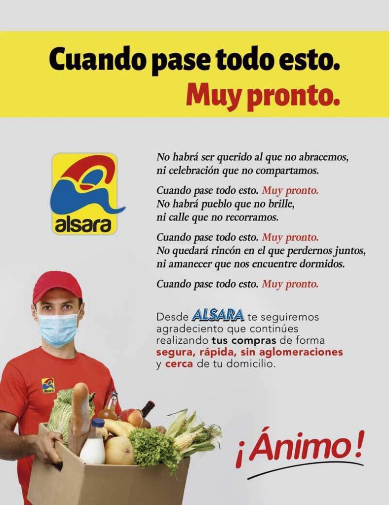 cartel supermercado alsara